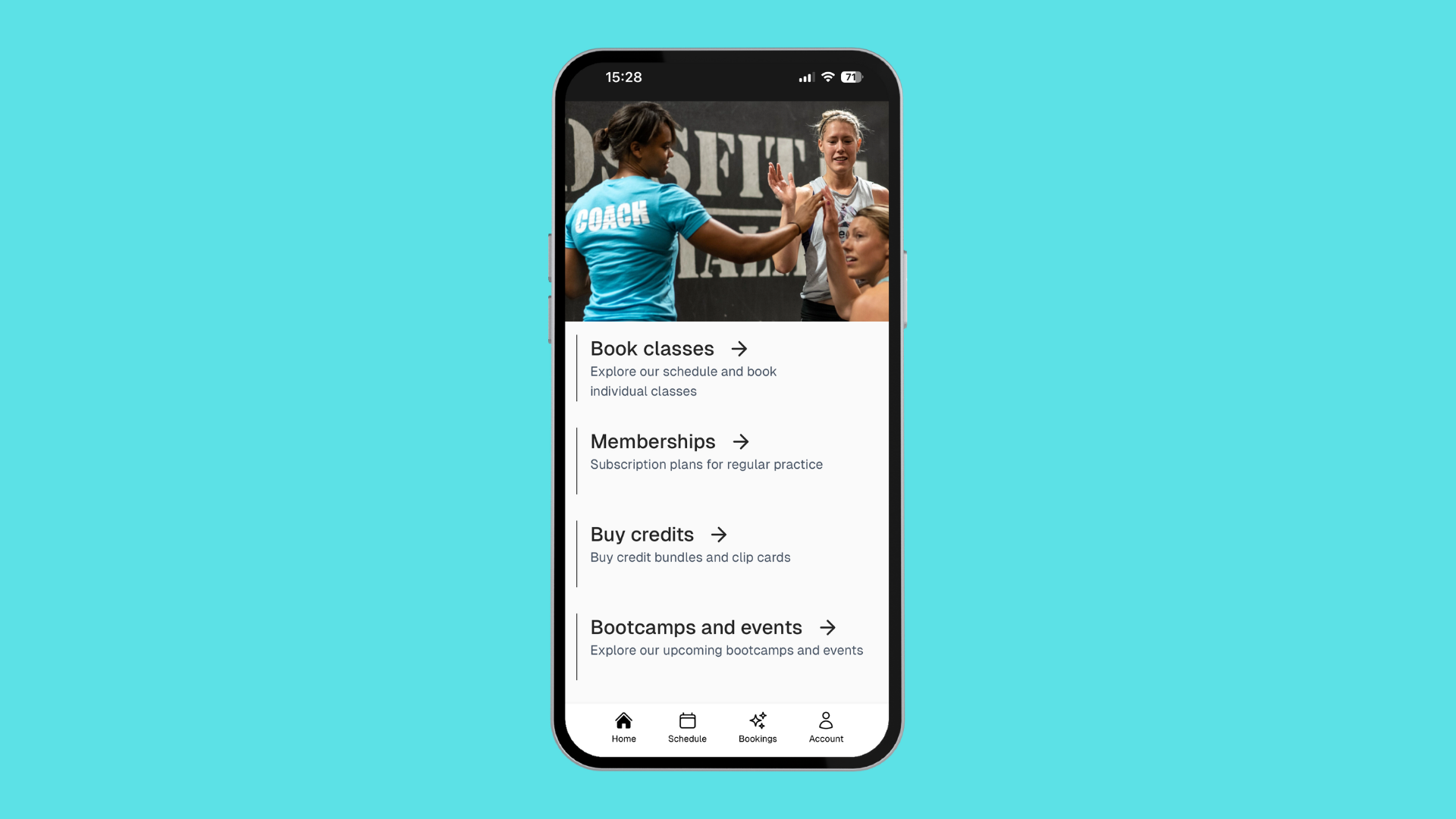 Class Check-In for Instructors in Mana