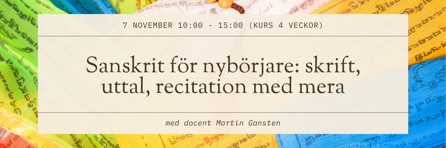 Sanskrit för nybörjare: skrift, uttal, recitation med mera cover image