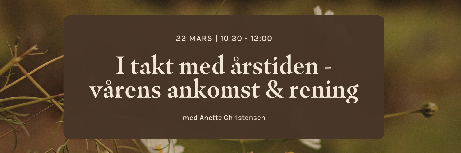 I takt med årstiden - Vårens ankomst & rening cover image