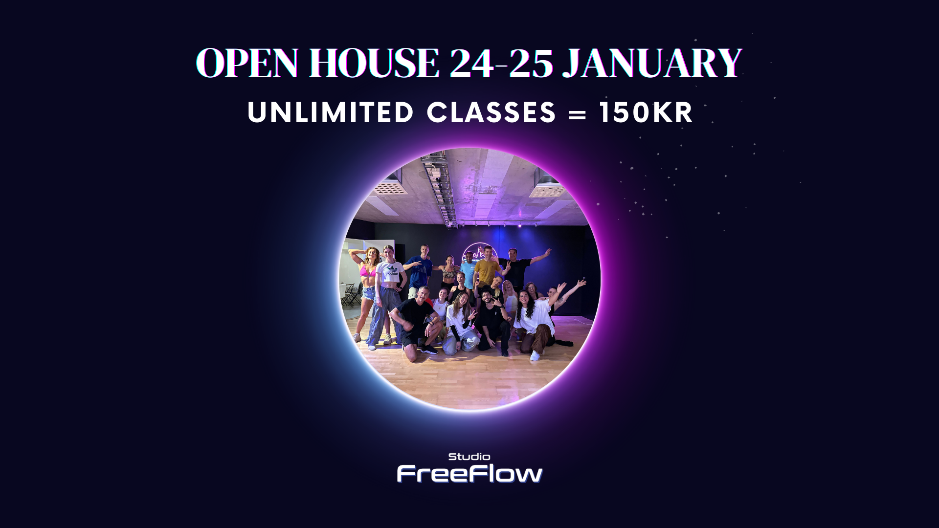 Open House - Unlimited classes 24-25th January cover image