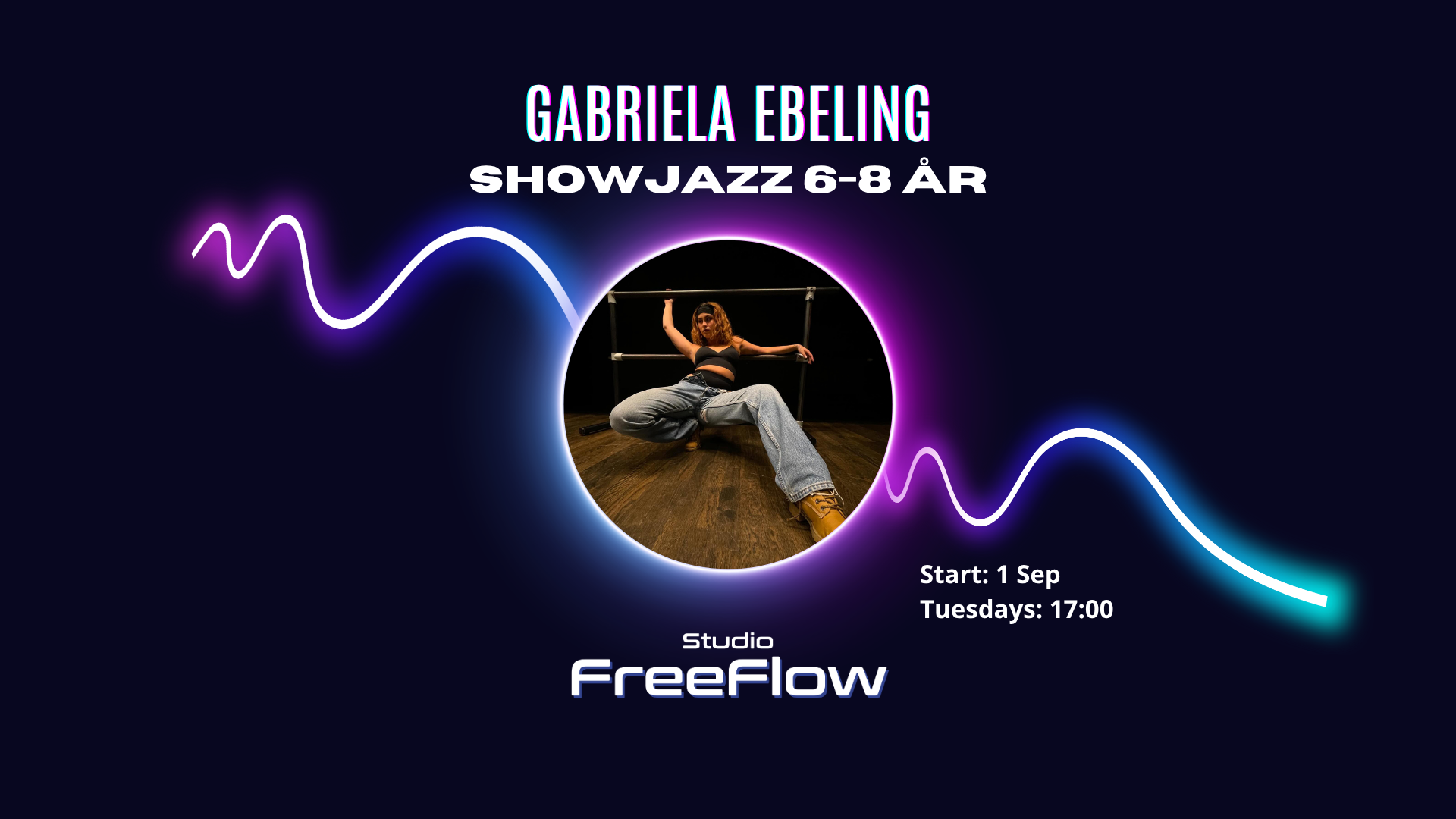 ShowJazz Barn 6-8 år med Gabriela - Höstterminen 2026🍂 cover image