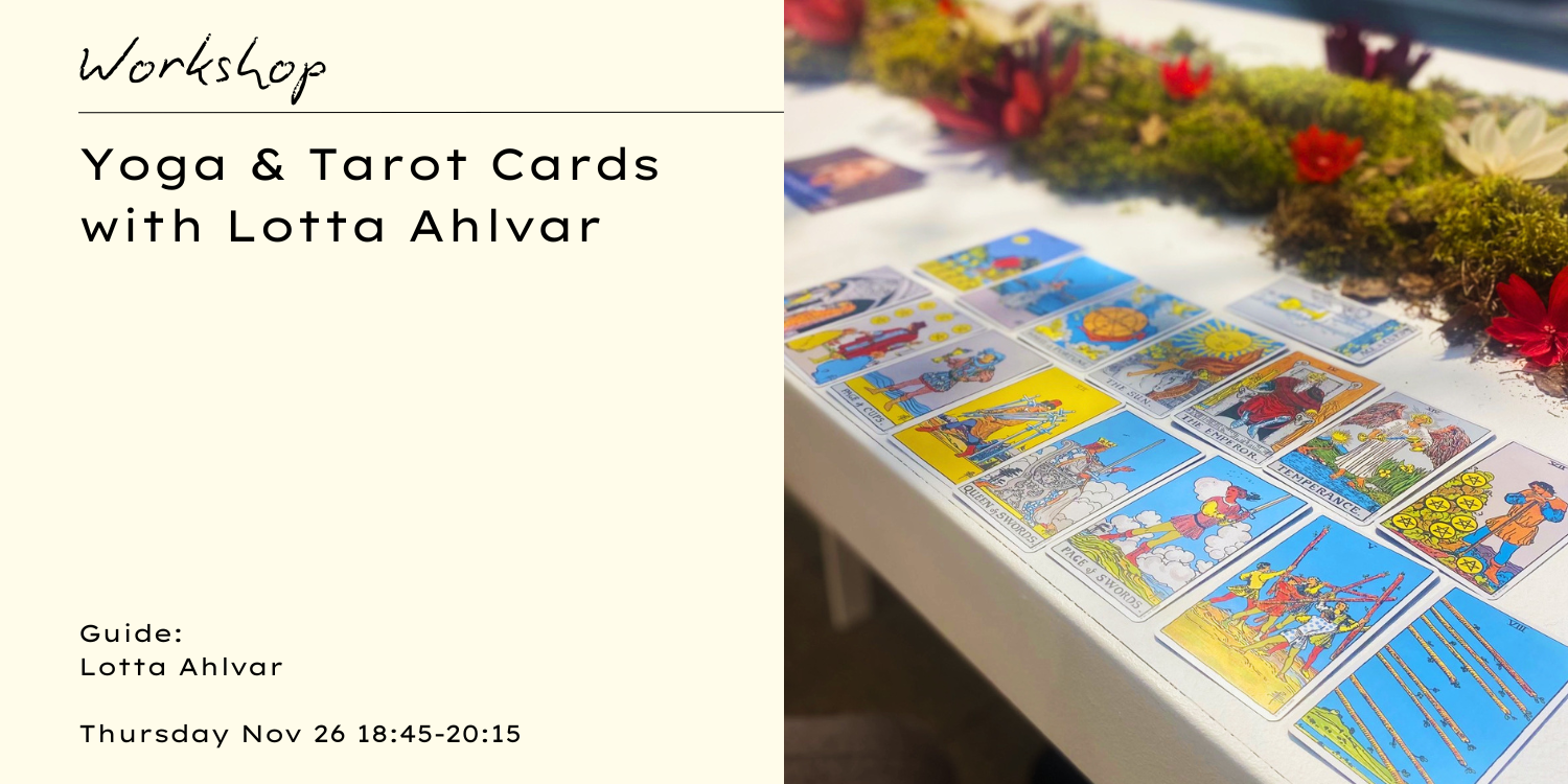 Workshop: Yoga & Tarot Cards with Lotta Ahlvar cover image