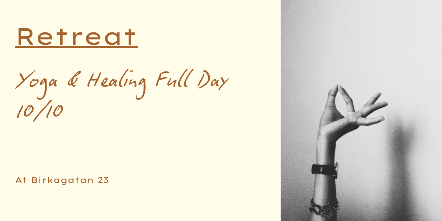 Full Day Yoga & Healing Retreat - Oct 10 cover image