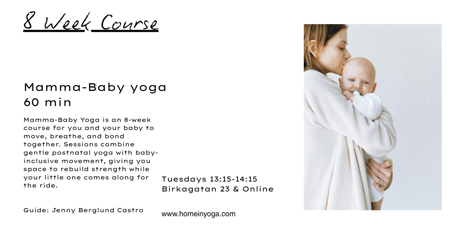 Fall Course: Mamma-Baby Yoga (29 Sep - 24 Nov), Tuesdays cover image