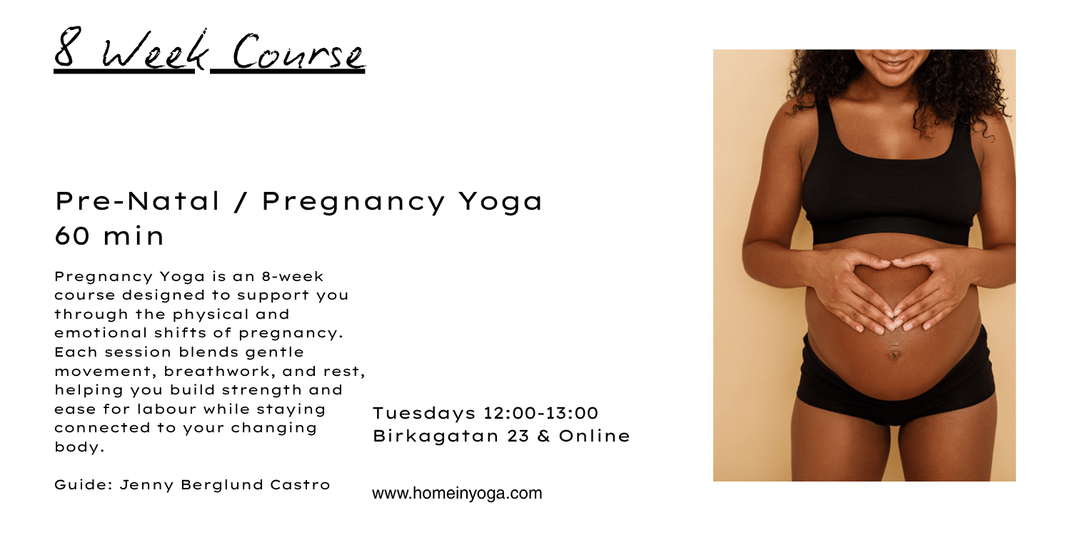Fall Course: Pre-natal / Pregnancy Yoga (29 Sep - 24 Nov), Tuesdays  cover image