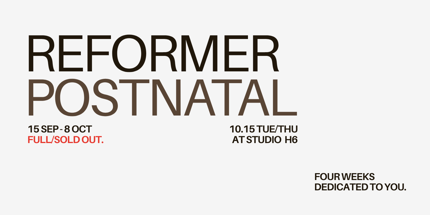 POSTNATAL COURSE | 10.15 SEP 15 | STUDIO H6 cover image